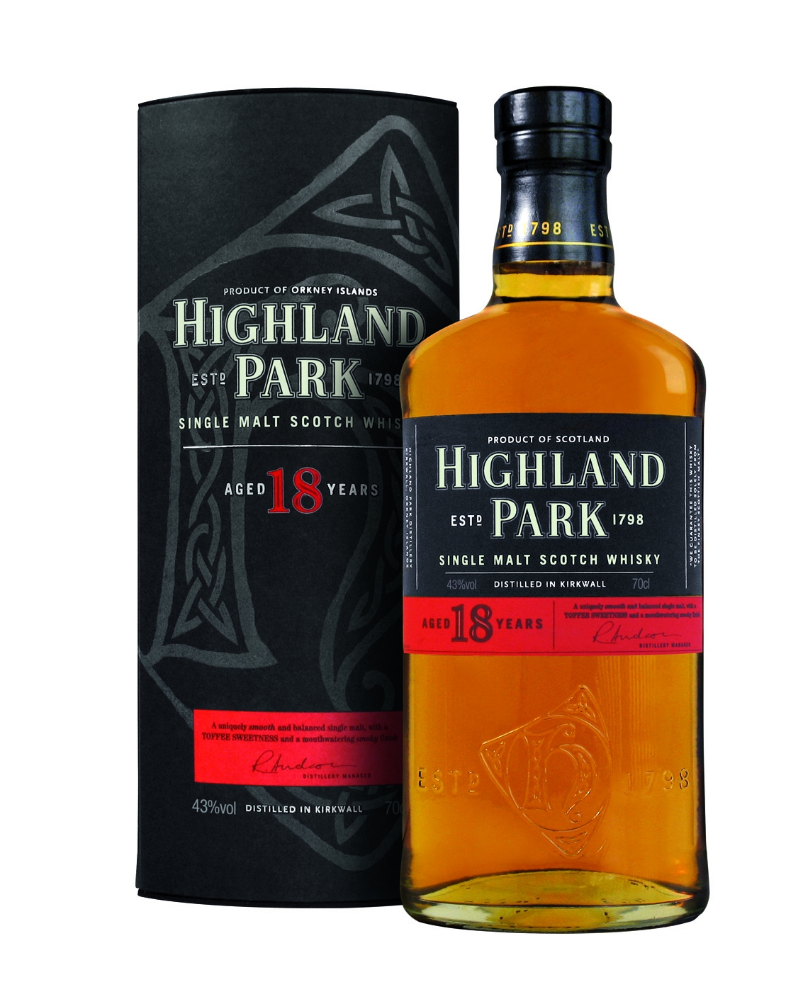 Highland Park 18 Jahre Single Malt Whisky