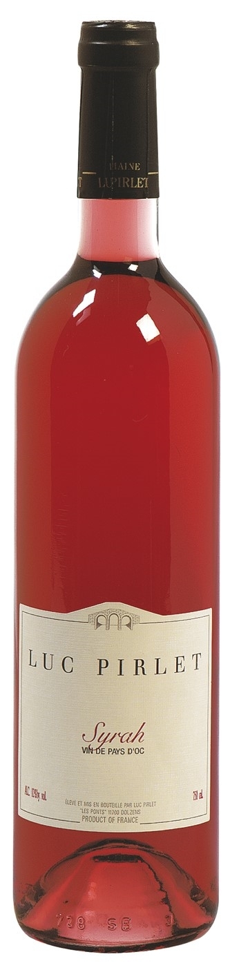 Syrah rosé IGP Luc Pirlet