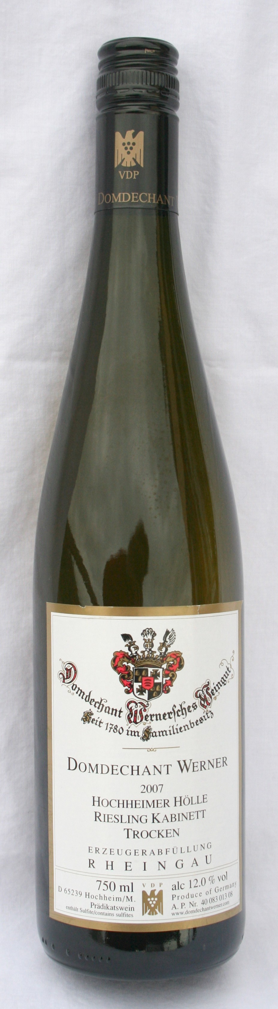 Domdechant Werner Hochheimer Riesling trocken