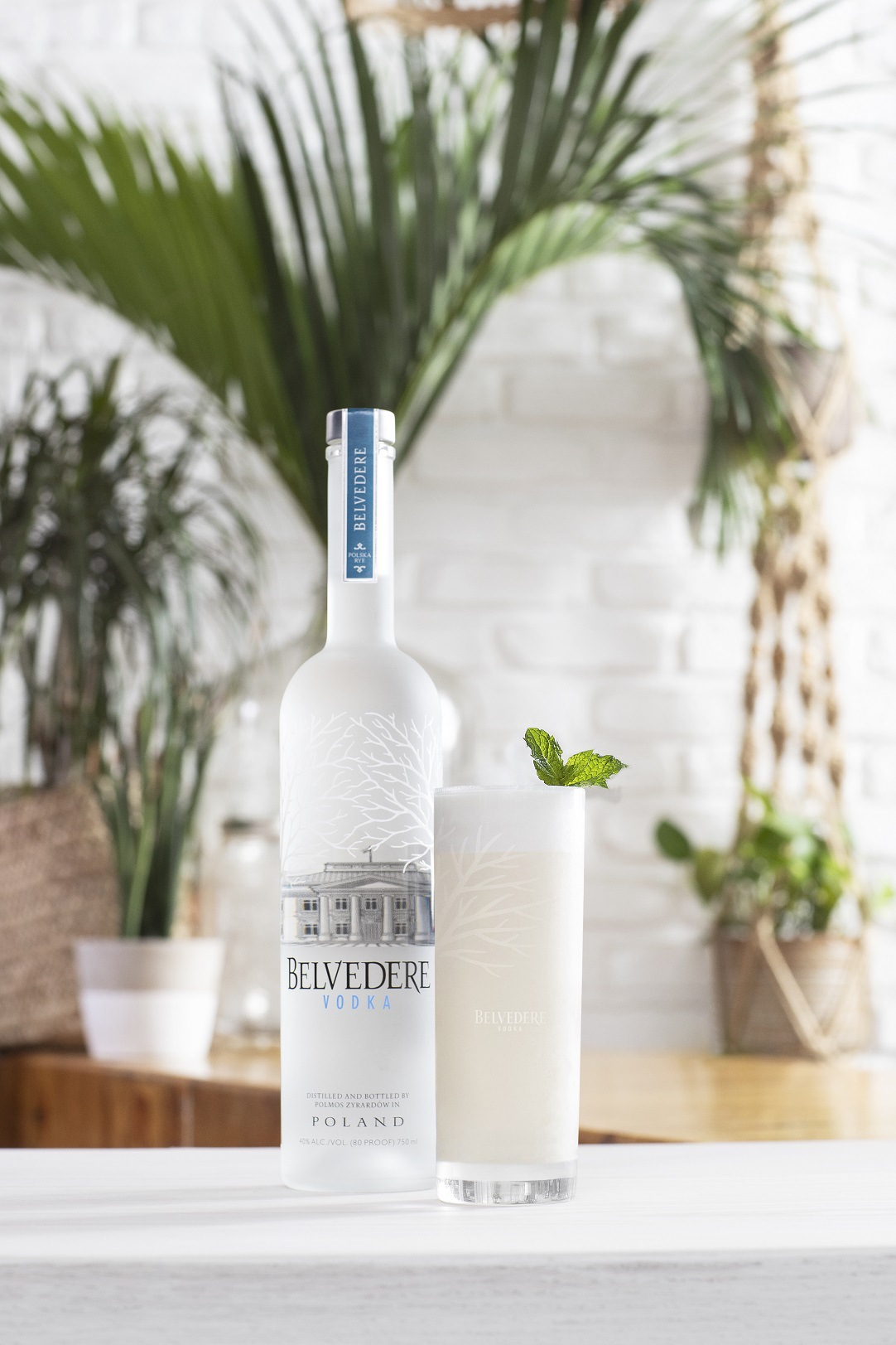 Belvedere Pure mit 2 Gläser