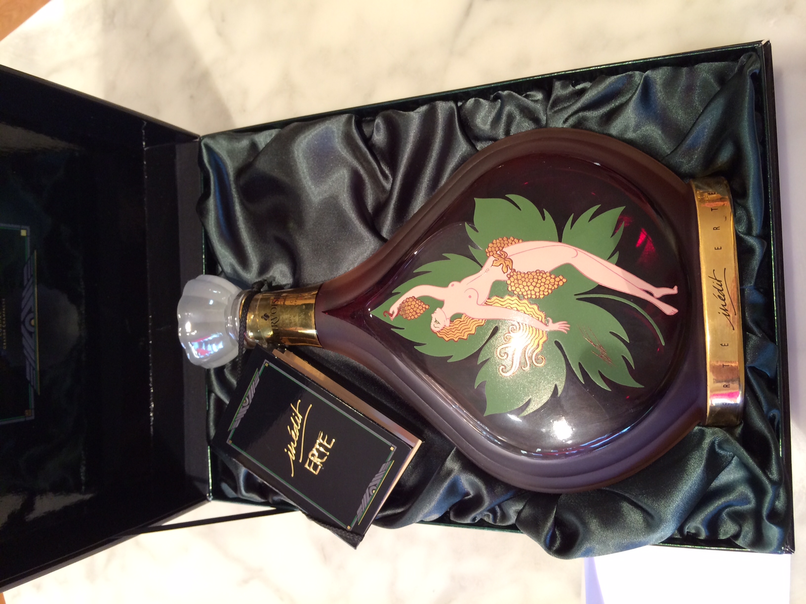 Courvoisier Cognac Collection Erte No. 8 Inedit