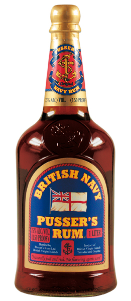 Pussers British Navy Rum 109 Proof