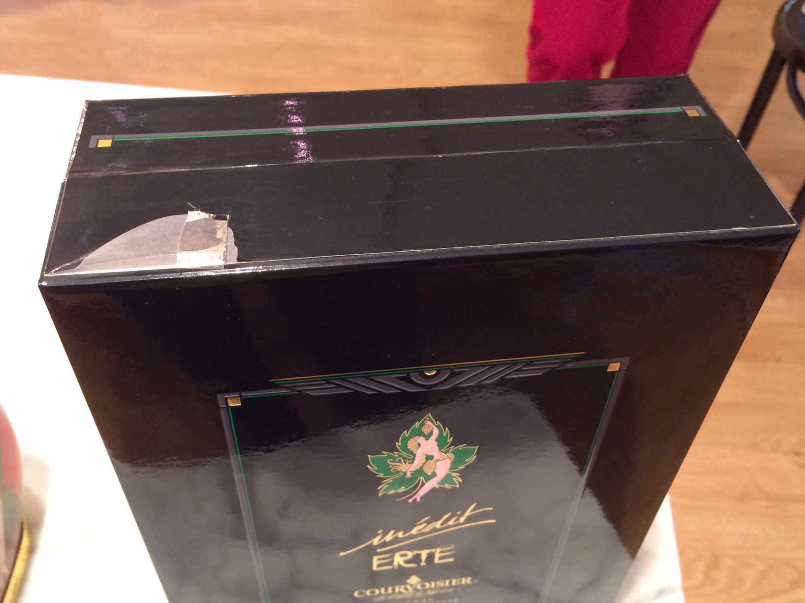 Courvoisier Cognac Collection Erte No. 8 Inedit