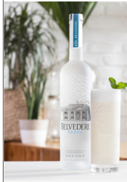 Belvedere Pure mit 2 Gläser