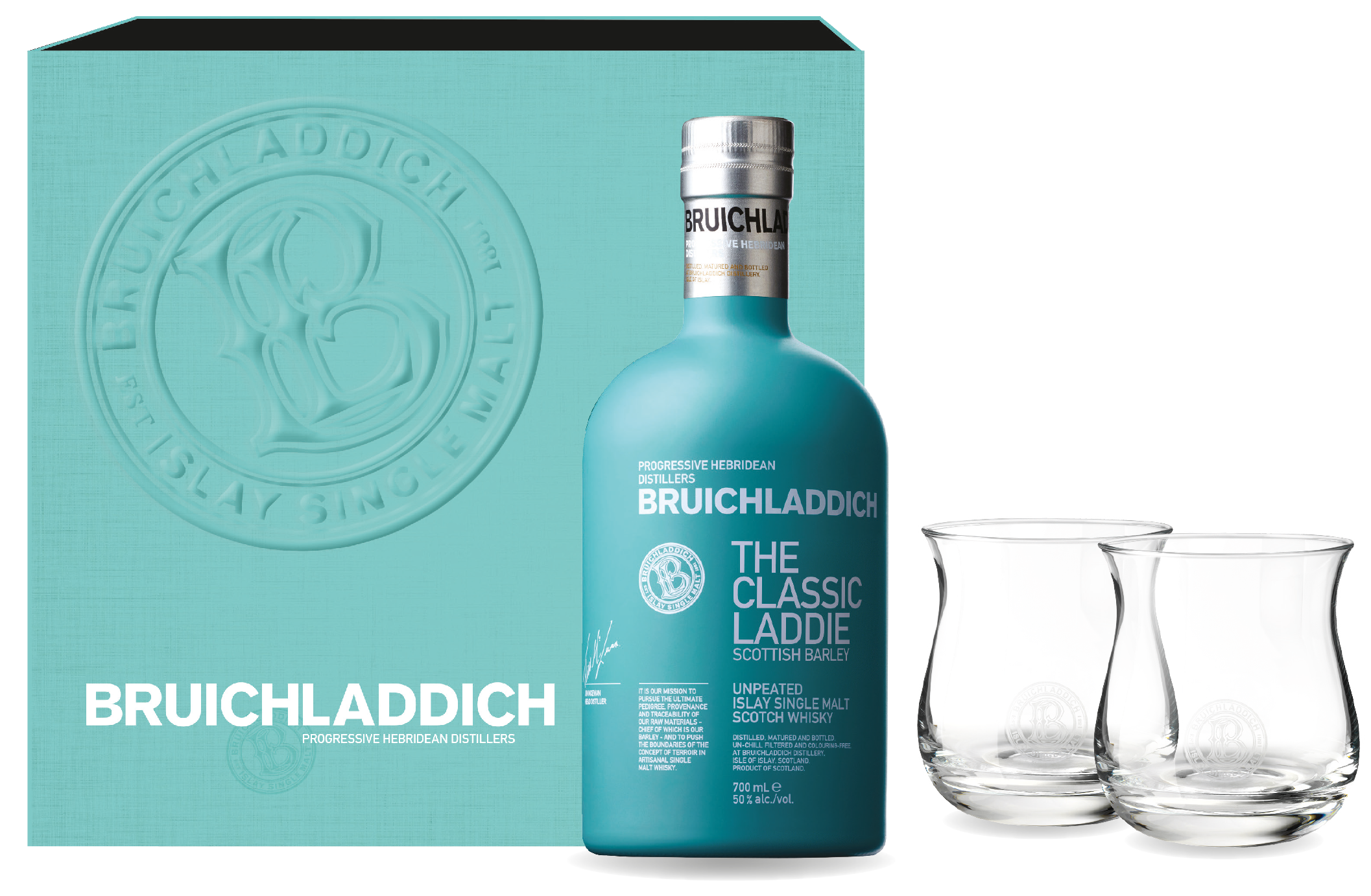 Bruichladdich Scottish Barley Whisky in Geschenkpackung