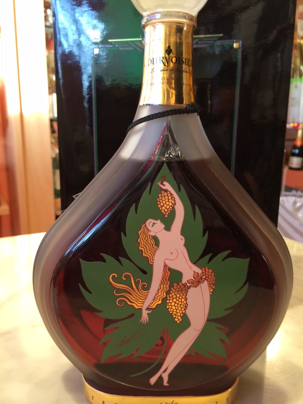 Courvoisier Cognac Collection Erte No. 8 Inedit