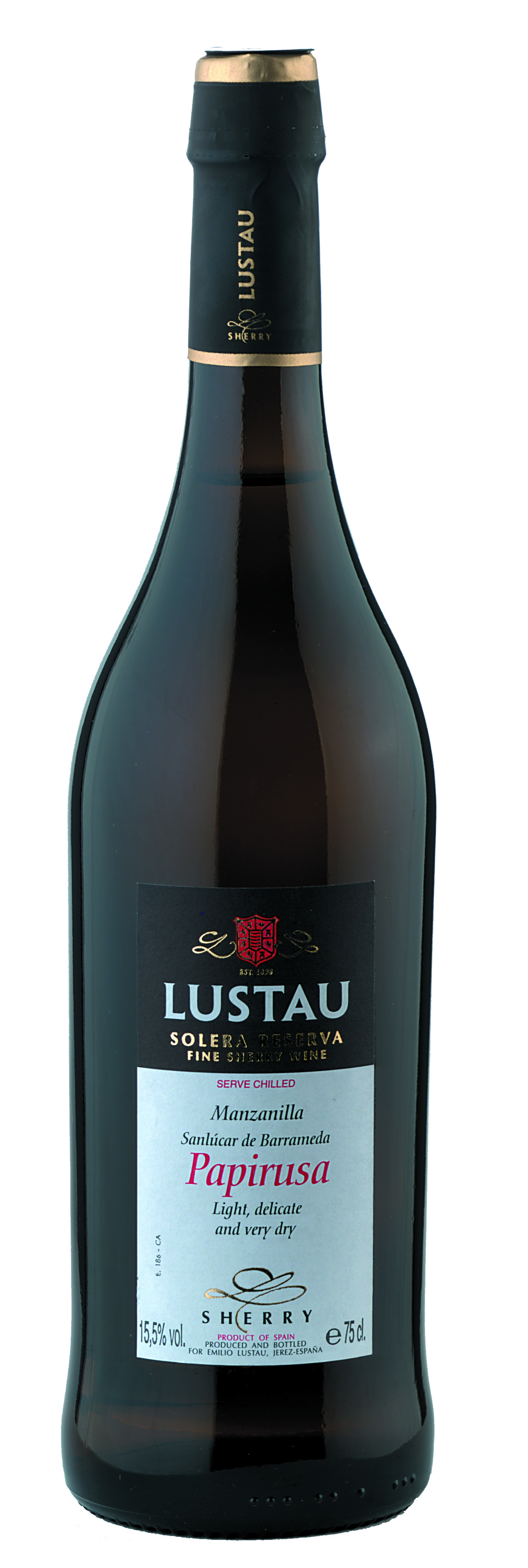 Lustau Sherry Manzanilla Papirusa