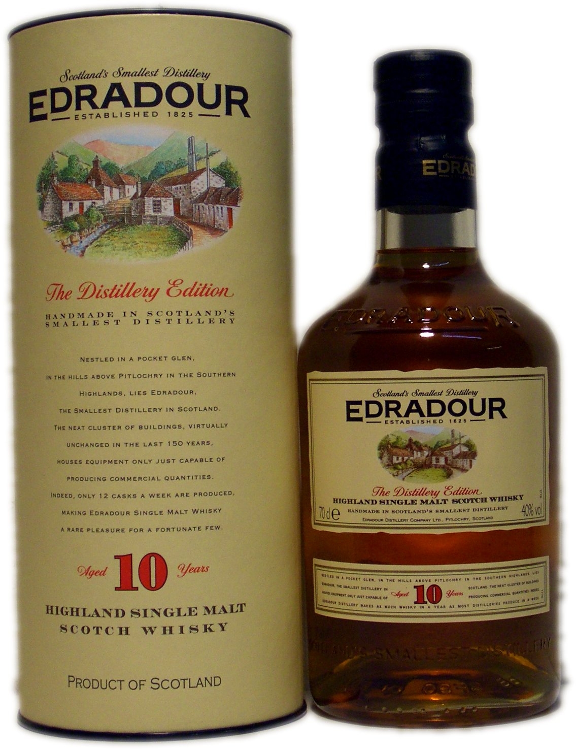 Edradour 10 Jahre Single Malt Whisky